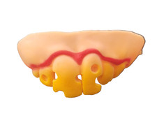 Denti finti Cariati dentatura Carnevale Halloween Rotti mostro modello L.94286
