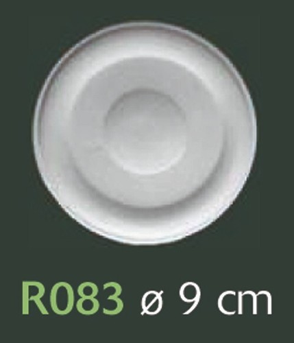 Rosone gesso bianco per - in,
