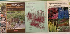 Lotto 3 Libri Giardino Naturale Permacultura Orto Riprodurre Piante e Fiori