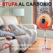STUFA PIANTANA AL CARBONIO