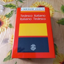 Dizionario Sansoni Tedesco Italiano - Ed. 1989