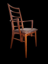 1 sedia / sedia da pranzo Niels Koefoed per Hornslet / danese