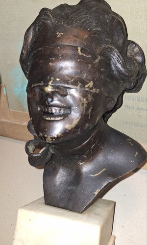 Scultura bronzo antica - scultura,