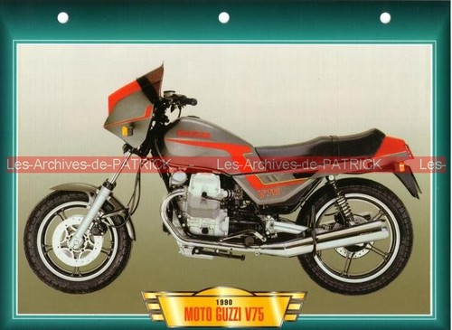 Moto guzzi v75 750 1990 - moto,