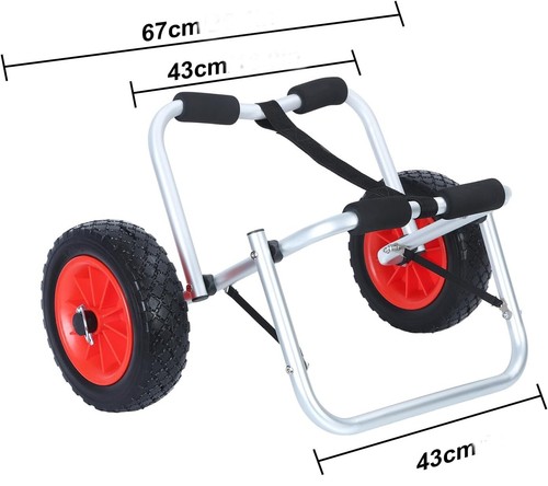 Carrello kayak pieghevole - carrello,