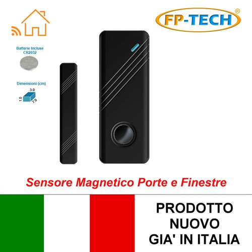 Sensore magnetico nero porte - porte, e