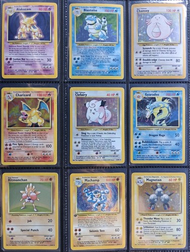 Complete pokemon card base - complete,