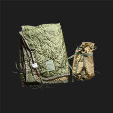 Poncho Fodera Reversibile Doppio Lato Coyote OD MIL-SPEC 100% Nylon Poliestere