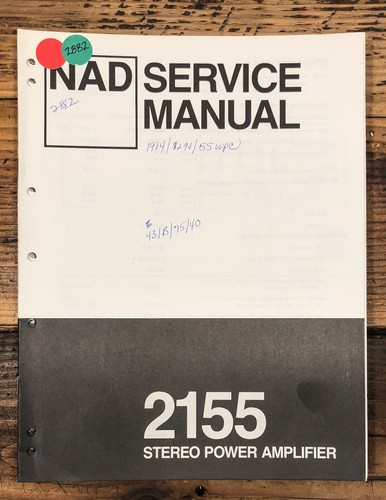 Amplificatore nad modello 2155 - nad,