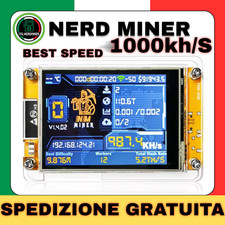 Bitcoin Miner NerdMiner 1000KH/s!! ?? Spedizione Gratis *NMMiner*