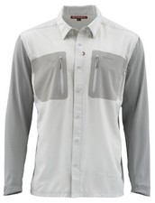 Camicia Simms Fishing TriComp Comp LS Tan UPF Ultra Leggera Asciugatura Rapida Elasticizzata OFFERTA!