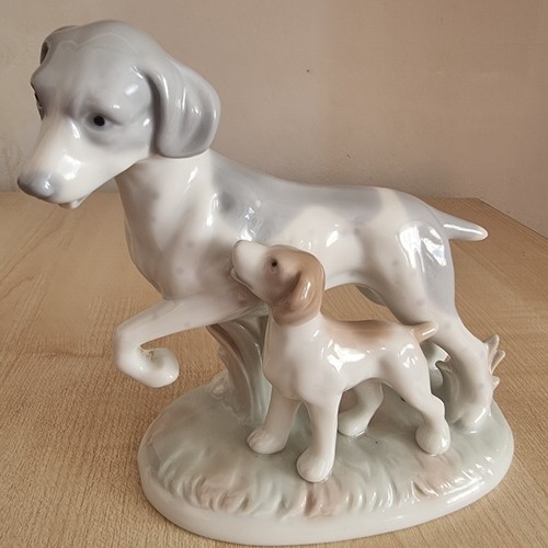 Michael porcelain dog - porcelain,