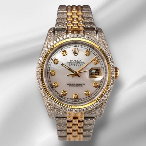 Rolex 36mm datejust 18k - yg, /