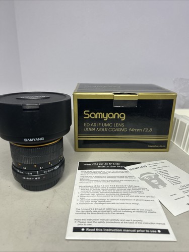 Samyang 14mm 2 - 14mm, f/2.8