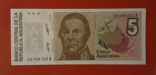Banconota australes - 5,