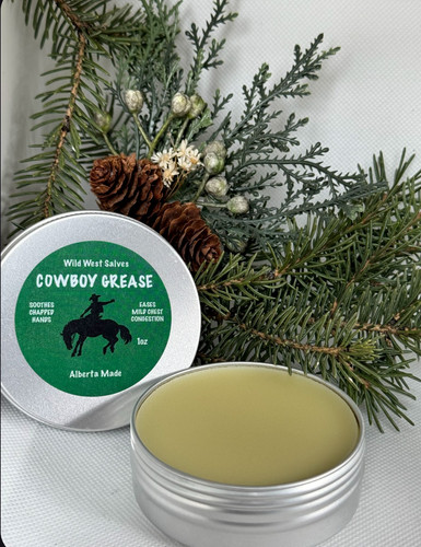 Spruce and shea butter salve