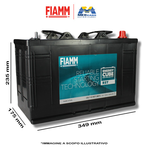 Fiamm batteria 12v 110ah - batteria,