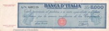 Repubblica - 5000 / 5.000 Lire Titolo Provvisorio 08-09-1947  - RRR -