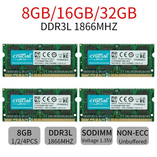 Crucial 32gb 16gb - crucial,