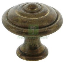 5BLISTER BL POMOLO ANTICATA 24499 MM.25 IN OTTONE FINITURA ANTICO (PZ.2):