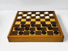 Scacchiera vintage in legno