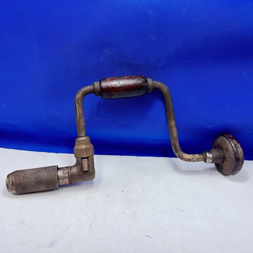 Hand crank drill wood - wood, handle