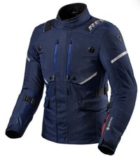 GIACCA JACKET MOTO REV'IT VERTICAL GTX LAMINATA GORE TEX BLU TG S