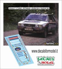 DECALS 1:43 RENAULT 11 TURBO