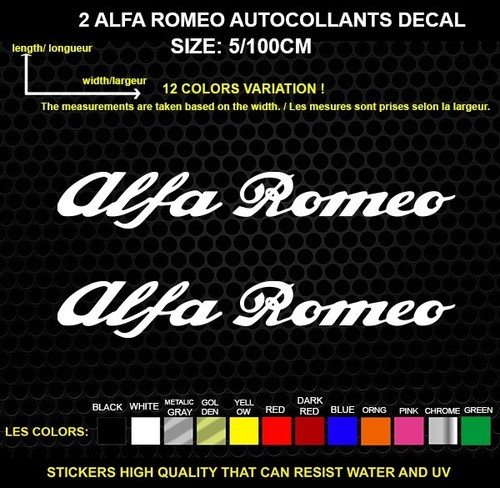 Alfa romeo logo sticker - romeo,