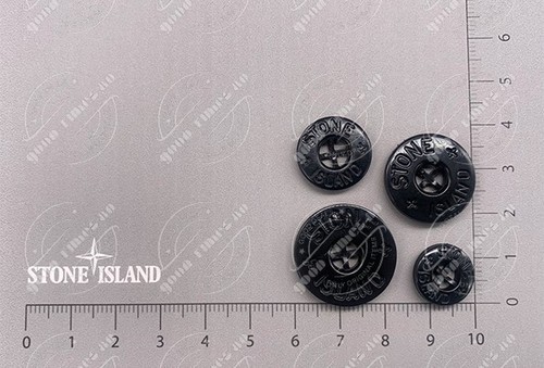 Bottoni plastica stone - stone, island