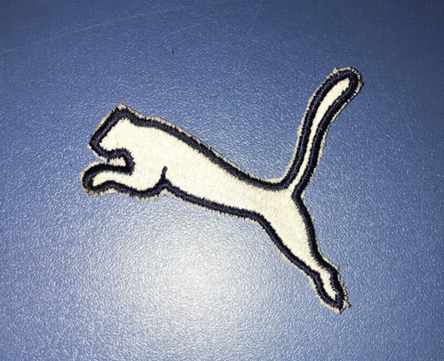 Toppa patch puma bianca blu - toppa,