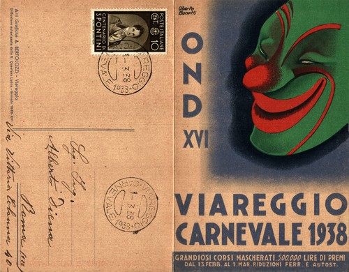 Viareggio carnevale 1938 - viareggio,
