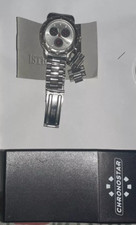 OROLOGIO CRONOGRAFO Vintage Anni 90 CLOCK CRONO CADET CHRONOSTAR + BOX,LIBRETTO