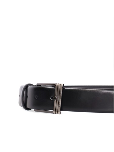 Cintura uomo vera pelle nera - cintura,