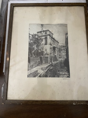 Disegno vintage firmato - disegno,