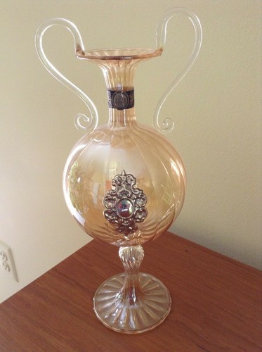 Vaso vetro argento sterling - vaso,