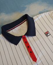 POLO T-SHIRT style vintage 80's FILA era Borg TG. 54- L/XL circa  RARE 