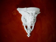 MENSOLA IN GESSO H.32 - L.32 - P.15,5 cm.   KB 004 CAPITELLO ARREDO INTERNO