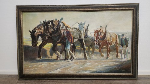 Grande dipinto olio - grande, tela