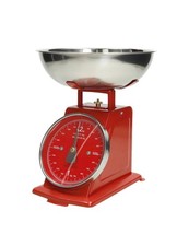 Bilancia vintage rossa opaco