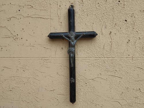Antico xix secolo crocifisso - antico,
