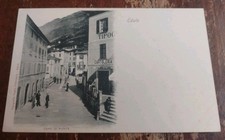 CARTOLINA D'EPOCA ORIGINALE BRESCIA PROVINCIA EDOLO CAPO DI PONTE CARTOLERIA TIP