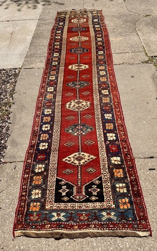 Antico tappeto runner