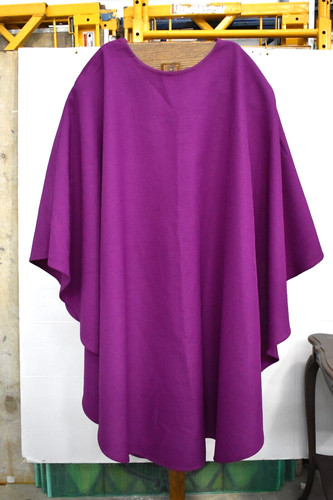 Plain purple vestment - plain,
