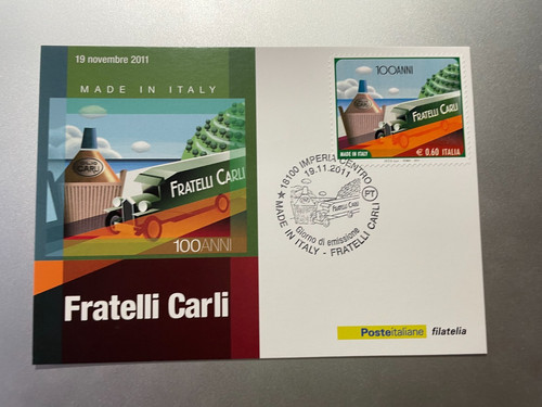 2011 cartolina filatelica - cartolina, made