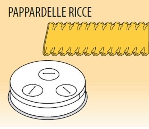Trafila pappardelle ricce - , mm