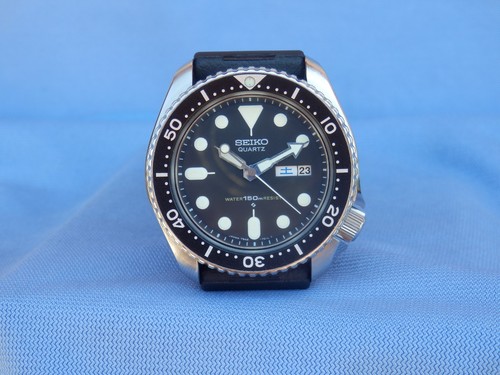 Seiko quartz diver - quartz, black
