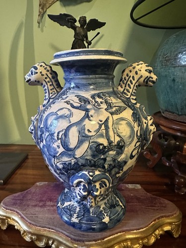 Vaso con due manici albissola - con,
