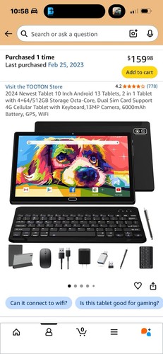 Tablet inch - 10,