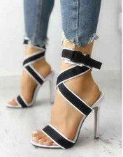 Sandali stiletto tronchetto